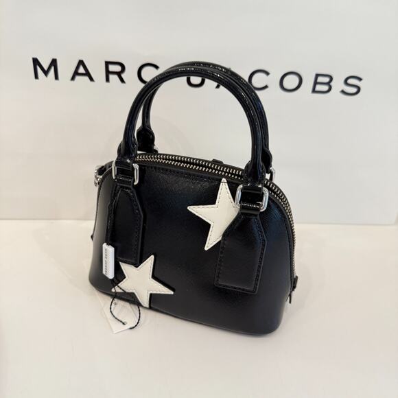Marc Jacobs Mini Dome Tote Crossbody 4R5SMN005S02 Black - Picture 4 of 16